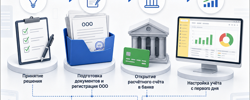 Как проходит процедура открытия ООО